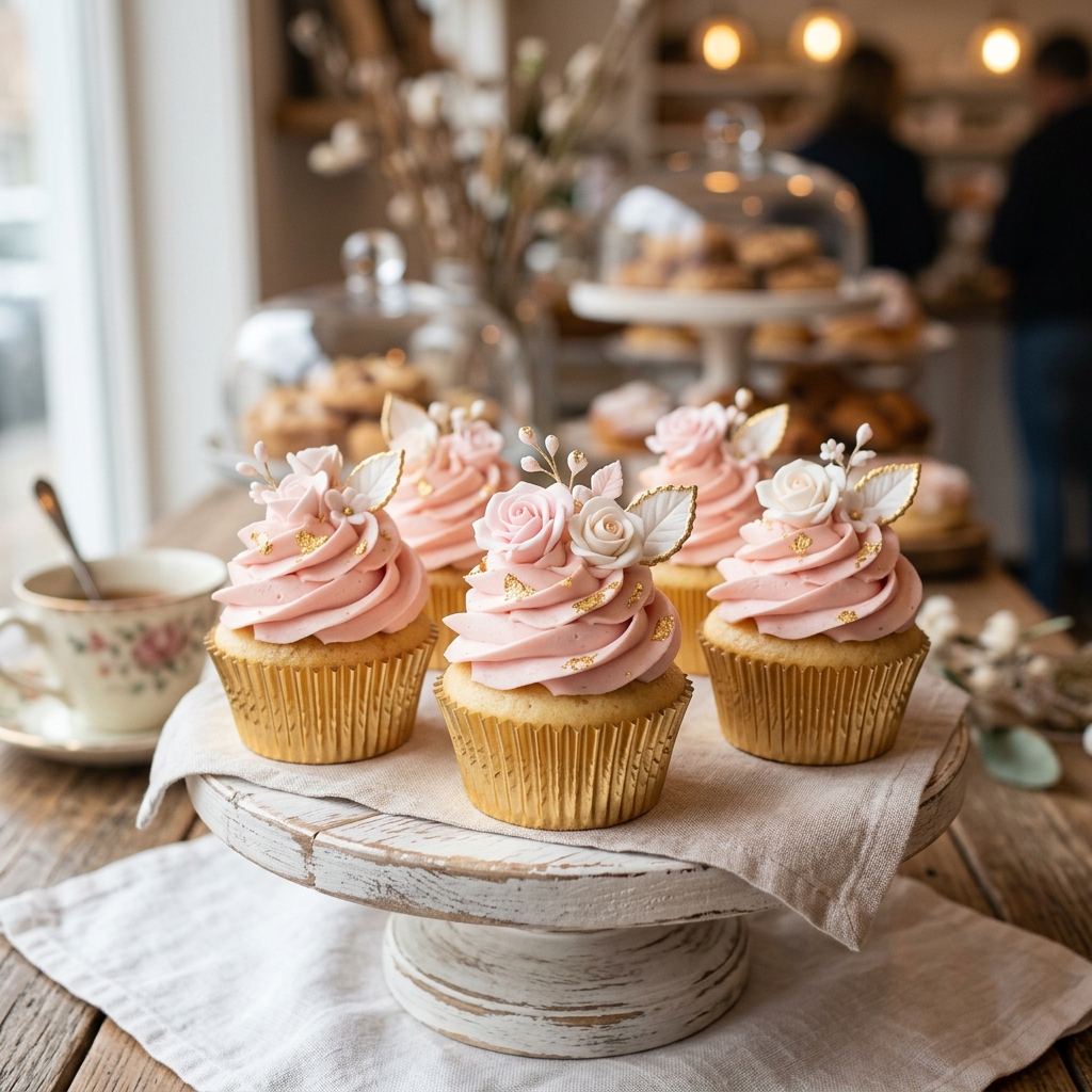 Pink cupcakes