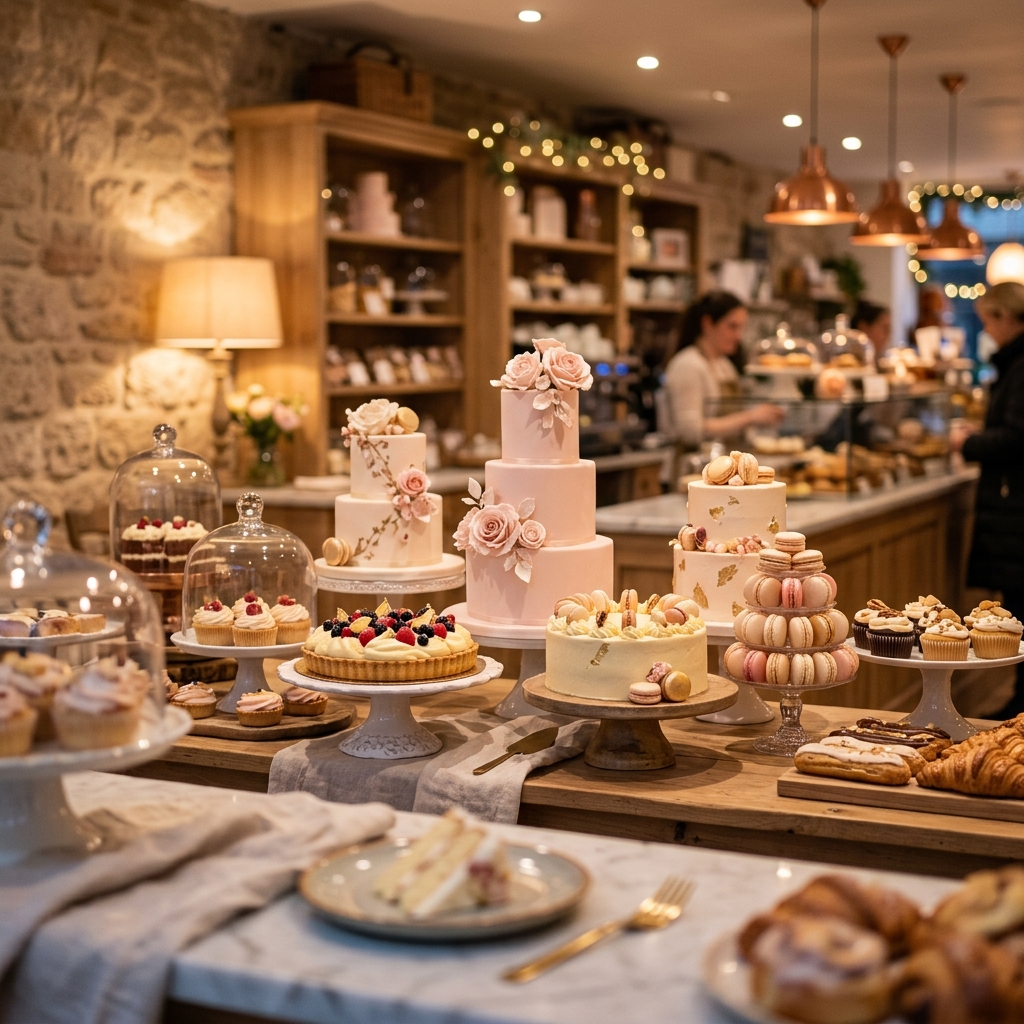Warm bakery selection